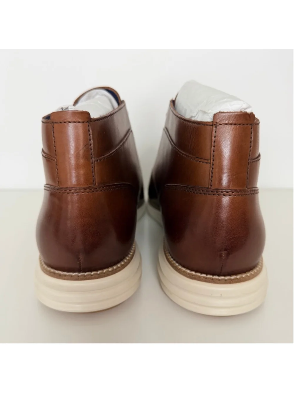 Cole Haan New Original Grand Chukka Boots Men's Size 15 Woodbury Ivory C28213